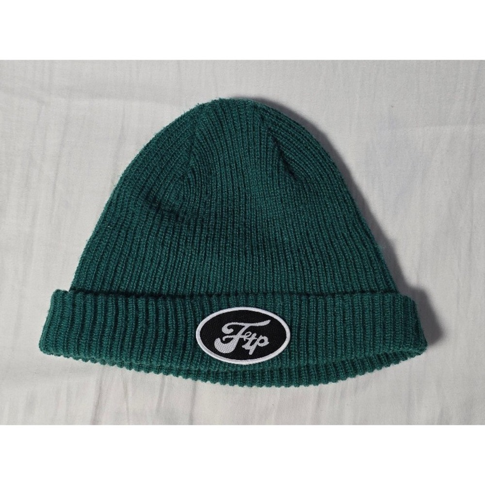 FTP FuckThePopulation Green Knit Beanie Pre Owned